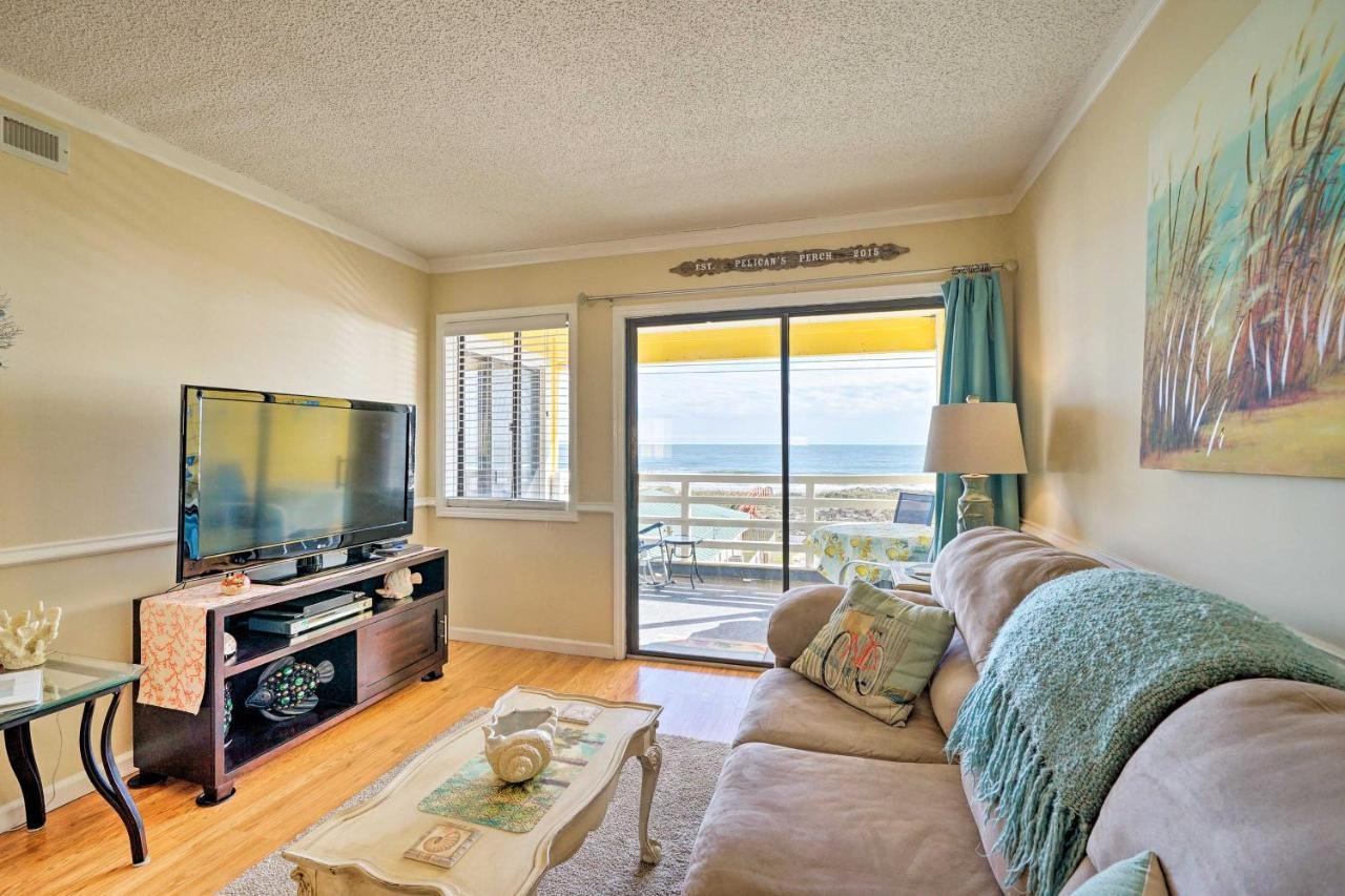 Breezy Beach Retreat With 180-Degree Ocean Views! Daire Carolina Beach Dış mekan fotoğraf