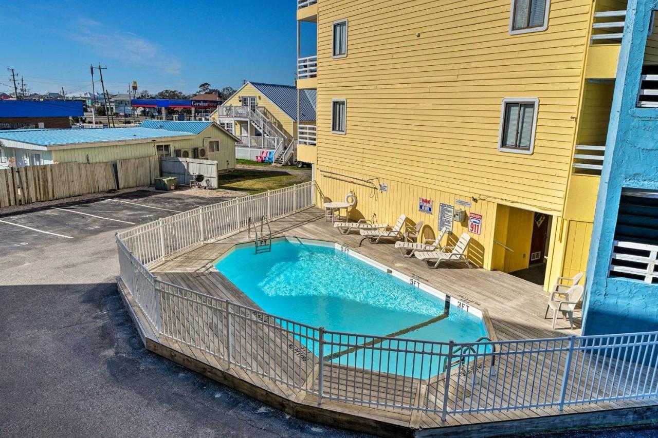Breezy Beach Retreat With 180-Degree Ocean Views! Daire Carolina Beach Dış mekan fotoğraf